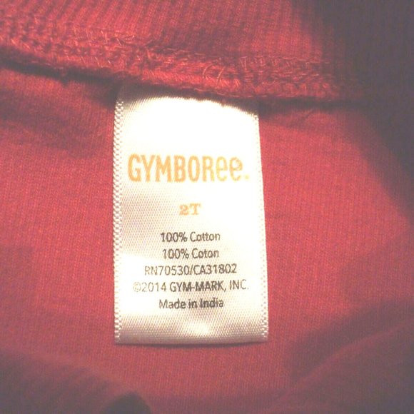 Gymboree Top Boys Size 2T Orange Shirt Ribbed Long Sleeves Snap Closure - Picture 3 of 3